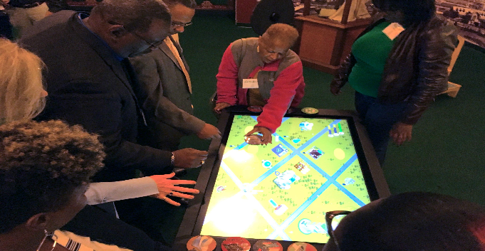 Design Your Community touch table